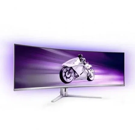 Philips Evnia 49M2C8900L Monitor Gaming QD-OLED 49 pulg 5120x1440 144Hz Blanco